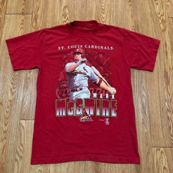 N/A Other - Vintage Saint Louis Cardinals‎ Mark McGwire 1999 MLB Red Shirt Measures Medium